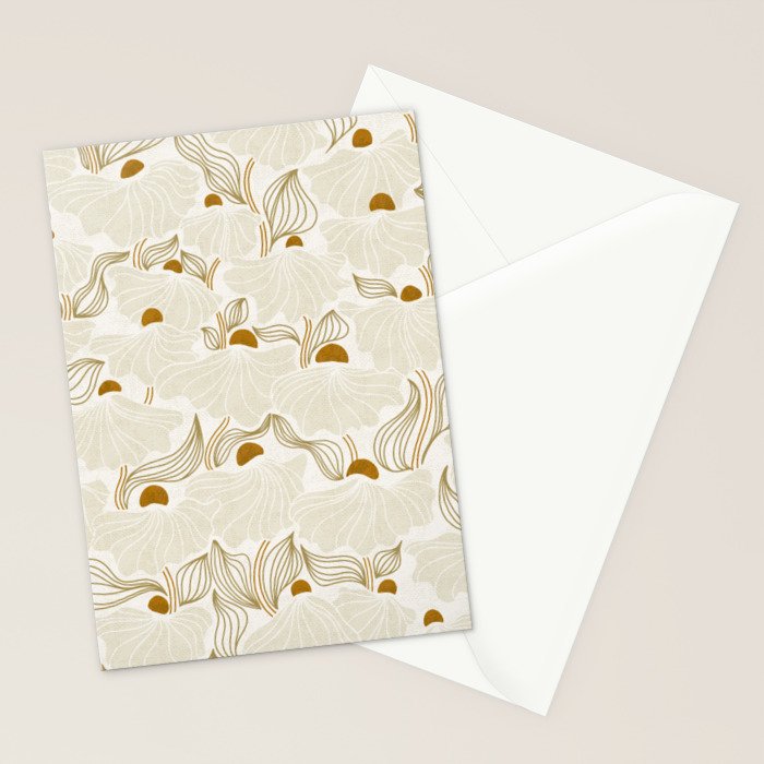calming essentials Natural flow meadow ivory Stationery Card Gallery Image 2