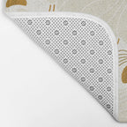 calming essentials Natural flow meadow ivory Bath Mat Gallery Image 2