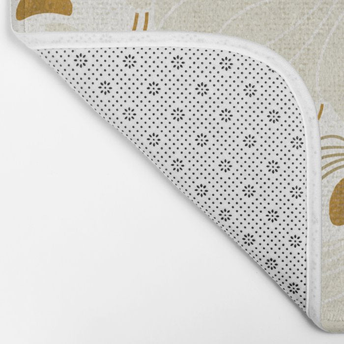 calming essentials Natural flow meadow ivory Bath Mat Gallery Image 2