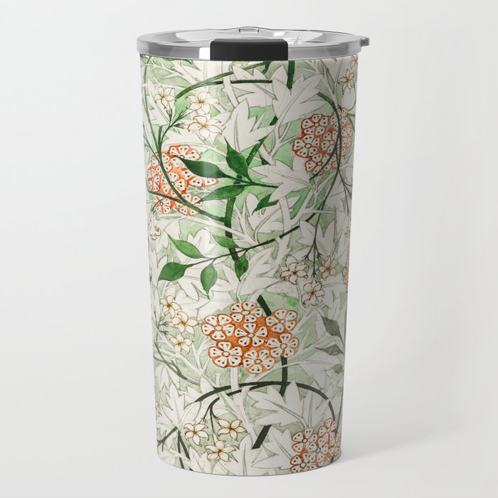 William Morris Jasmine Travel Mug Gallery Image 1
