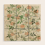 William Morris Jasmine Wood Wall Art Gallery Image 1