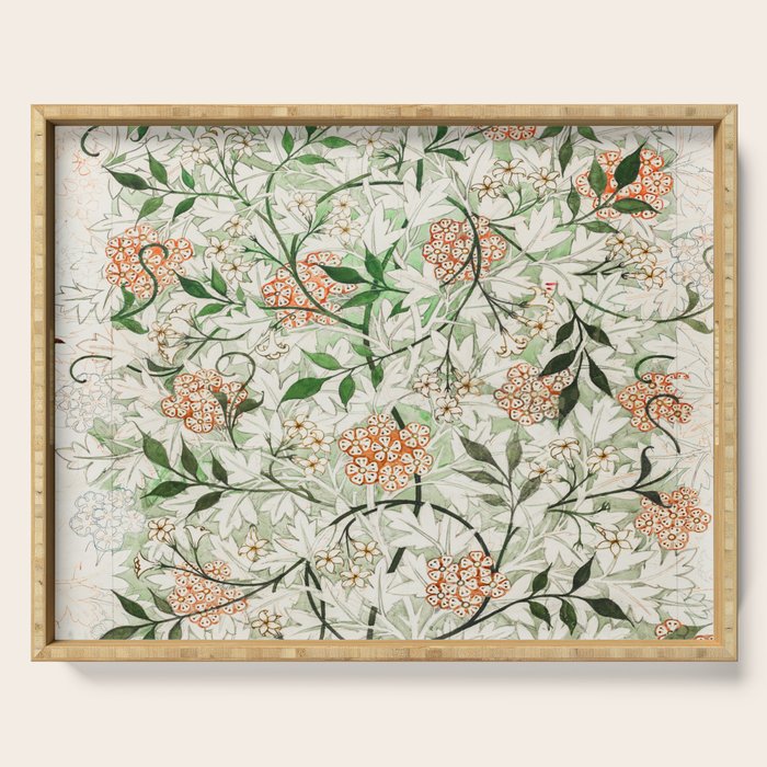 William Morris Jasmine Serving Tray Gallery Image 1