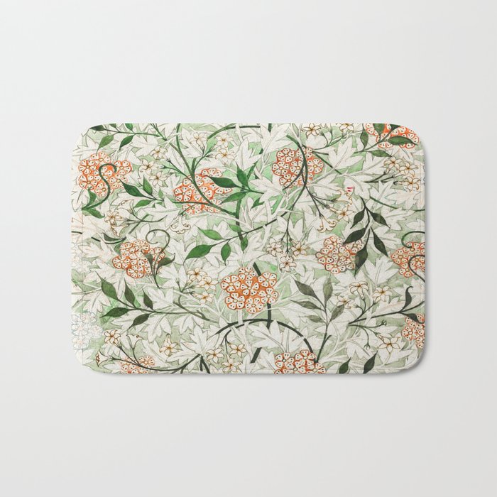 William Morris Jasmine Bath Mat Gallery Image 1