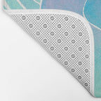 Egyptian Scarab - Turquoise OmbrÃ© Bath Mat Gallery Image 2