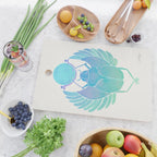 Egyptian Scarab - Turquoise OmbrÃ© Cutting Board Gallery Image 2