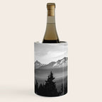 Morning in the Mountains Black and White Wine Chiller Gallery Image 1