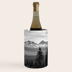 Morning in the Mountains Black and White Wine Chiller Gallery Image 3