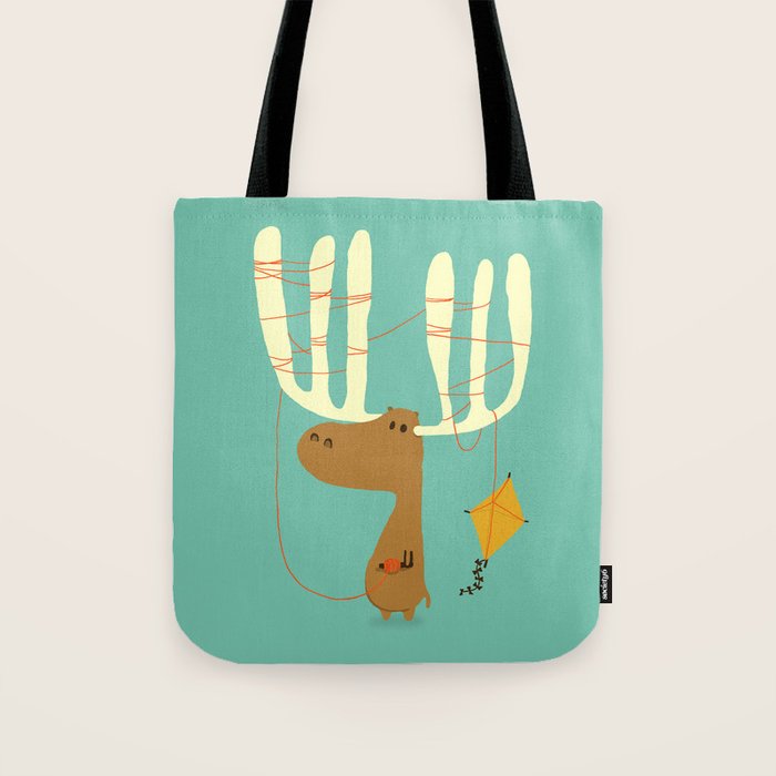 A moose ing Tote Bag Gallery Image 1