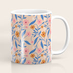 Garden Blooms and Blue Leaves Coffee Mug Gallery Image 1