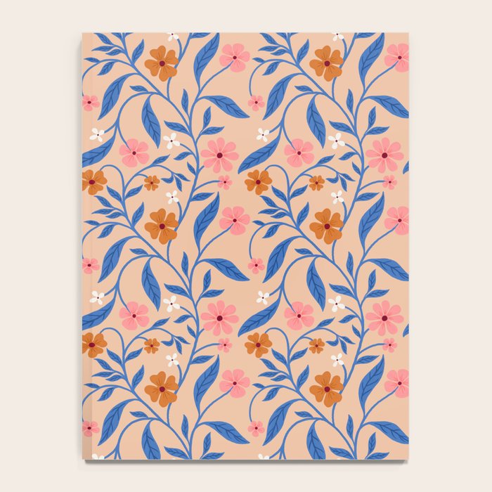 Garden Blooms and Blue Leaves Notebook Gallery Image 4