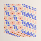 Bold Flower - Pink and Blue Wrapping Paper Gallery Image 3