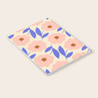 Bold Flower - Pink and Blue Notebook Gallery Image 3