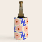 Bold Flower - Pink and Blue Wine Chiller Gallery Image 2