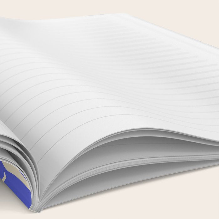 Bold Flower - Pink and Blue Notebook Gallery Image 2