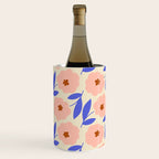 Bold Flower - Pink and Blue Wine Chiller Gallery Image 1