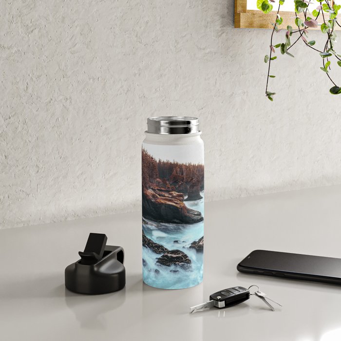 Washington West Coast - Ocean Forest Adventure Water Bottle Gallery Image 4