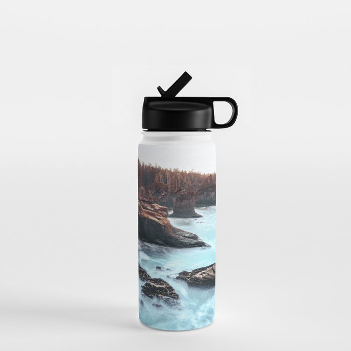 Washington West Coast - Ocean Forest Adventure Water Bottle Gallery Image 1