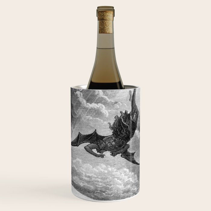 Gustave Doré Paradise Lost Fall to Earth Wine Chiller Gallery Image 1