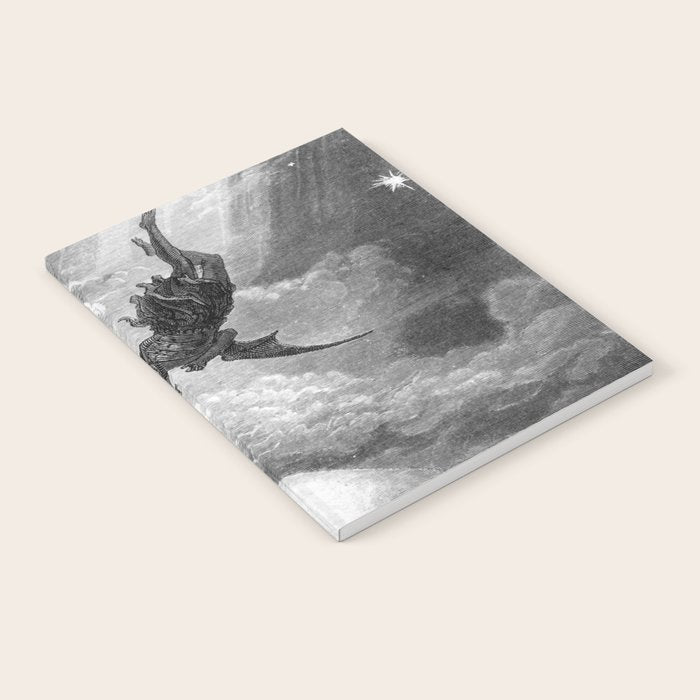 Gustave Doré Paradise Lost Fall to Earth Notebook Gallery Image 2