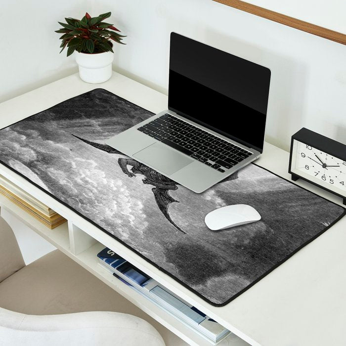 Gustave Doré Paradise Lost Fall to Earth Desk Mat Gallery Image 2
