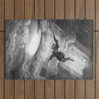 Gustave Doré Paradise Lost Fall to Earth Outdoor Rug Gallery Image 1