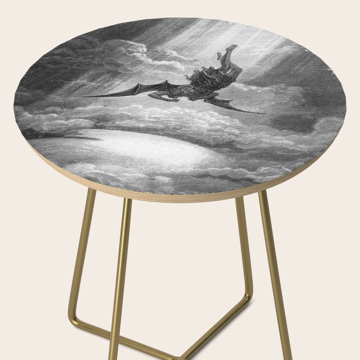 Gustave Doré Paradise Lost Fall to Earth Side Table Gallery Image 2