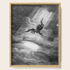 Gustave Doré Paradise Lost Fall to Earth Serving Tray Gallery Image 1