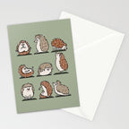 Hedgehog Yoga Stationery Card Gallery Image 2