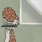 Hedgehog Yoga Wall Tapestry Gallery Image 3