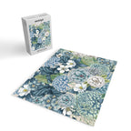 Blue Floral Garden Jigsaw Puzzle Gallery Image 2