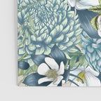 Blue Floral Garden Poster Gallery Image 3