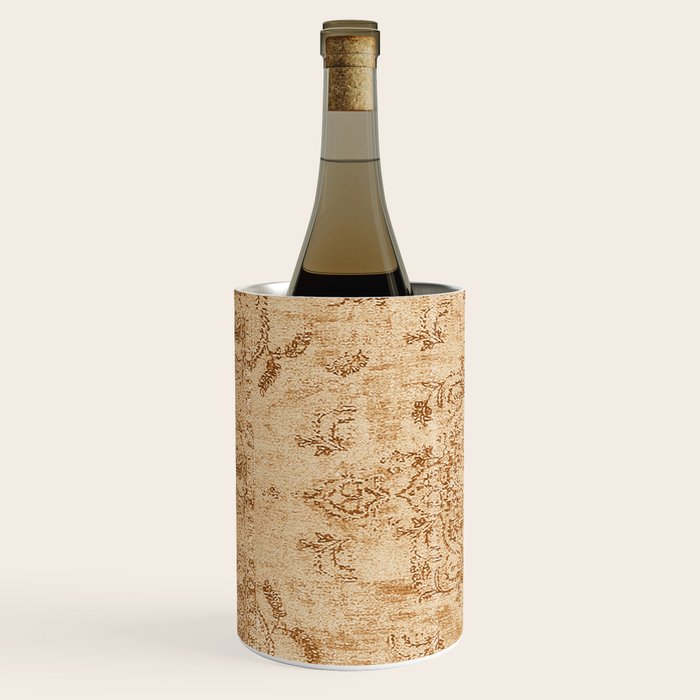 Oriental Style Antique Persian Vintage Rug Beige Wine Chiller Gallery Image 2