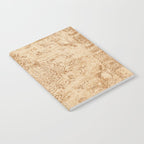 Oriental Style Antique Persian Vintage Rug Beige Notebook Gallery Image 2