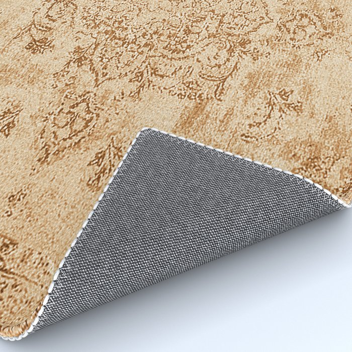 Oriental Style Antique Persian Vintage Rug Beige Rug Gallery Image 4