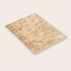 Oriental Style Antique Persian Vintage Rug Beige Notebook Gallery Image 3