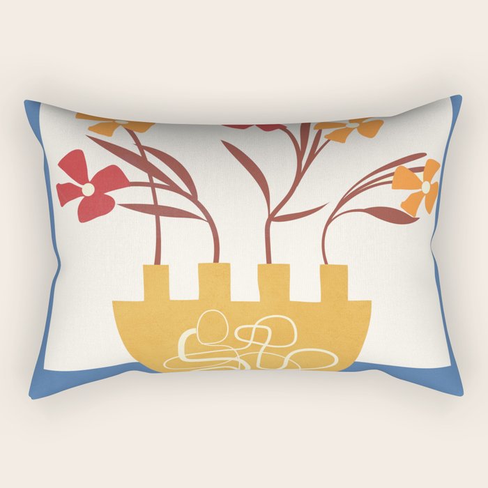 Bloom in Form 5 Rectangular Pillow Gallery Image 1