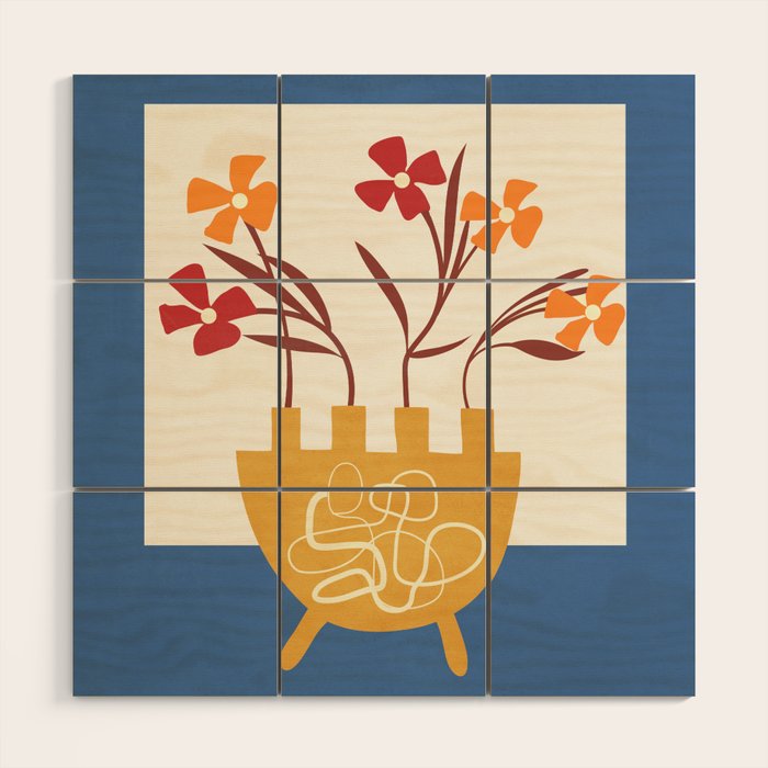 Bloom in Form 5 Wood Wall Art Gallery Image 1