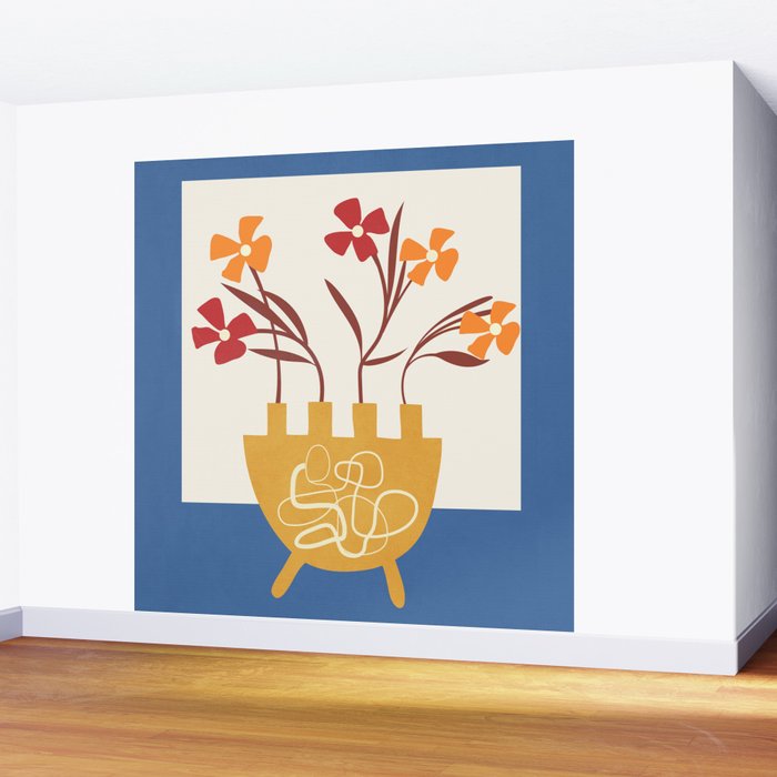 Bloom in Form 5 Wall Mural Gallery Image 2