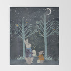 catching fireflies Throw Blanket Gallery Image 2