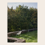 Serene Garden Chair | Tranquil Outdoor Still Life Poster Gallery Image 4
