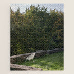 Serene Garden Chair | Tranquil Outdoor Still Life Jigsaw Puzzle Gallery Image 1