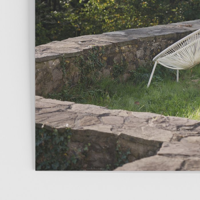 Serene Garden Chair | Tranquil Outdoor Still Life Poster Gallery Image 3