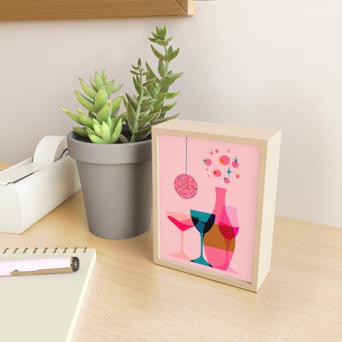 First Bubbly then Disco  Mini Art Print Gallery Image 2