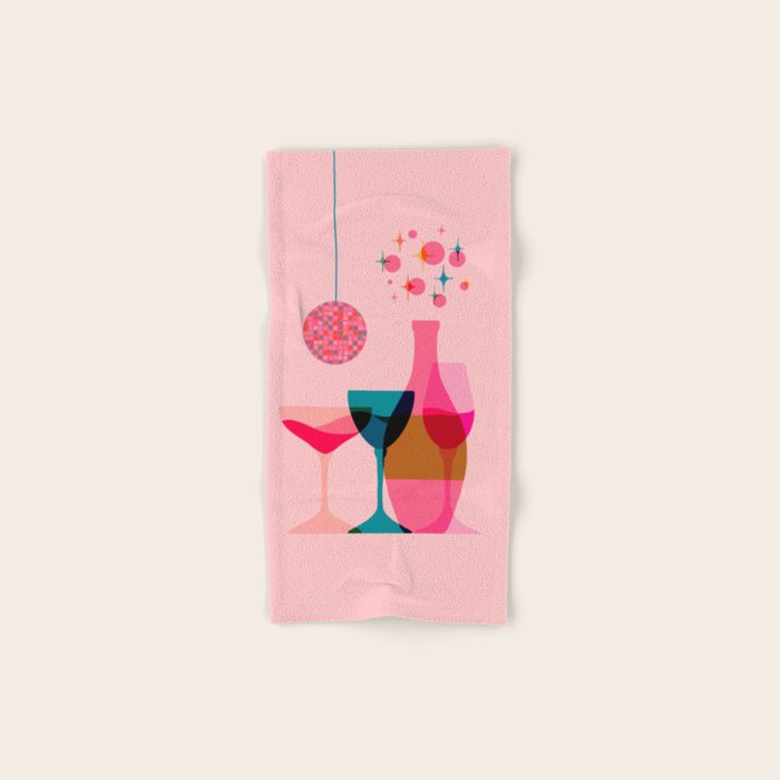 First Bubbly then Disco  Bath Towel Gallery Image 1