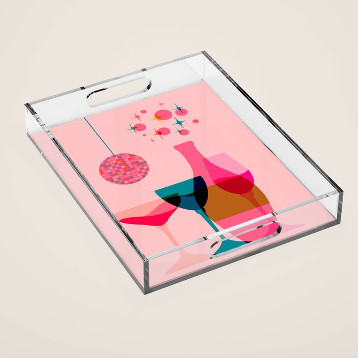 First Bubbly then Disco  Acrylic Tray Gallery Image 1