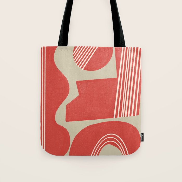 Modern Geo Shapes Tote Bag Gallery Image 1
