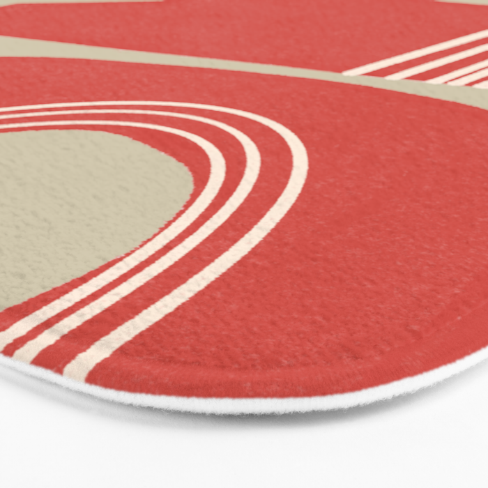 Modern Geo Shapes Bath Mat Gallery Image 3