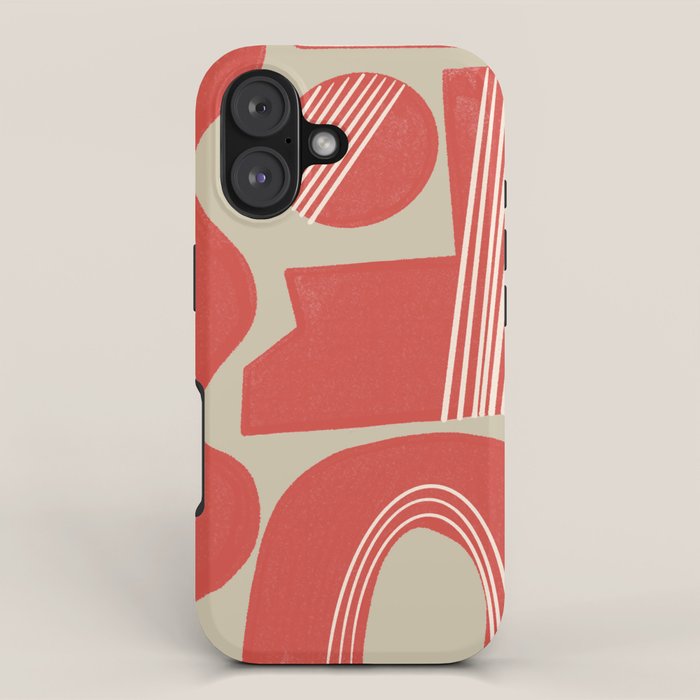 Modern Geo Shapes iPhone Case Gallery Image 1