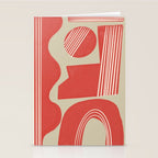 Modern Geo Shapes Stationery Card Gallery Image 2