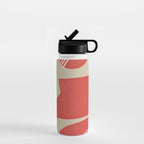 Modern Geo Shapes Water Bottle Gallery Image 1